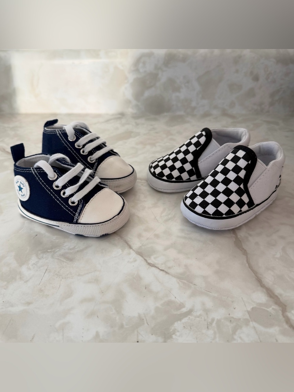 Baby Converse and Vans - size 1